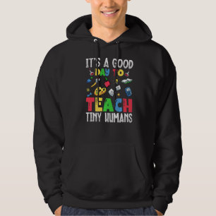 Dess Bra Day to Tiny Humans Daycare Provider Hoodie