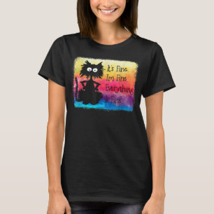Dess Bra Im-Bra: Allt är Bra Funny Black Ca T Shirt