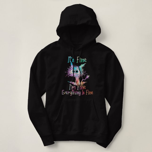 Dess Bra Im Bra Allt är Bra Shirt Tie Dye T Shirt (Design framsida)