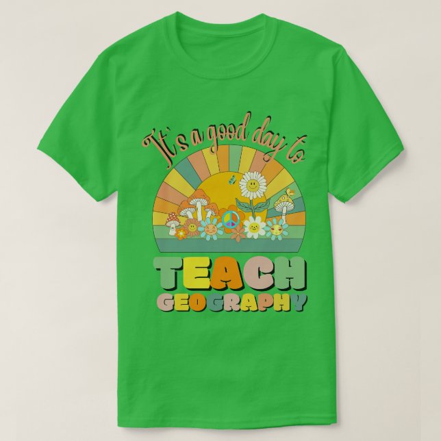 Dess Bra till den geografiska undervisningen T Shirt (Design framsida)