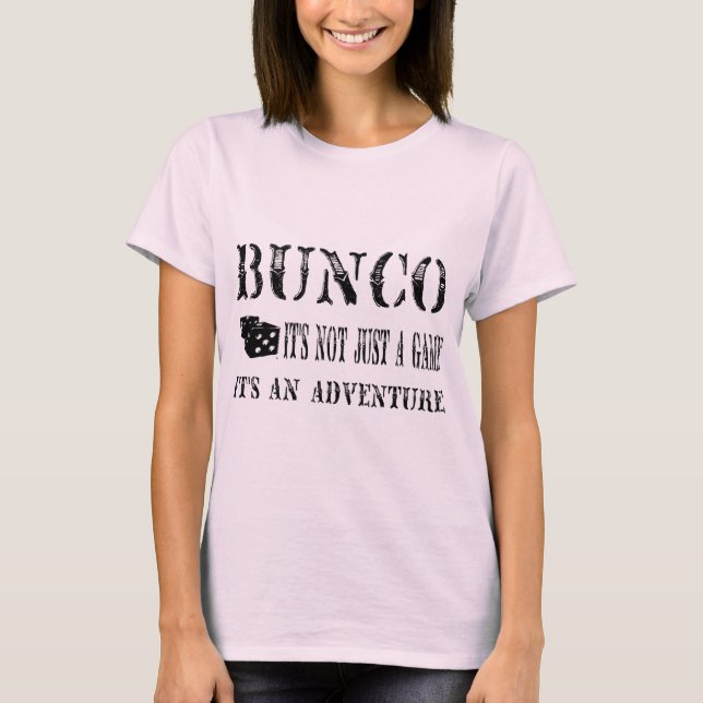 dess bunco inte precis en lek t-shirt (Framsida)
