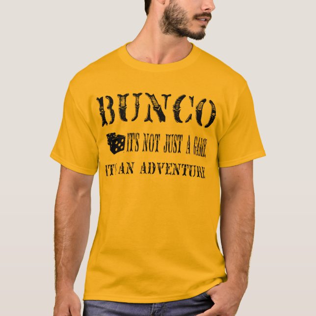 dess bunco inte precis en lek tee shirt (Framsida)