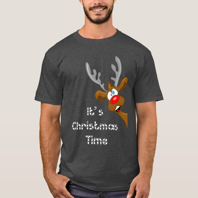 Dess Christmasime retro T Shirt (Framsida)