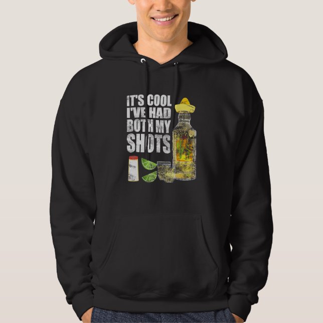 Dess Coola Ihar både mina skott och Tequila drinki Hoodie (Framsida)