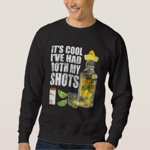 Dess Coola Ihar både mina skott och Tequila drinki Lång Ärmad Tröja