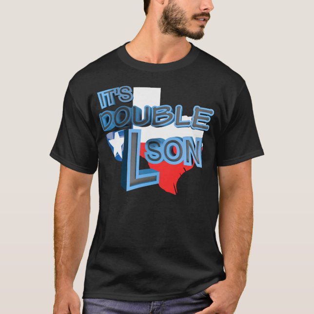 Dess dubbla L Son Tee Shirt (Framsida)