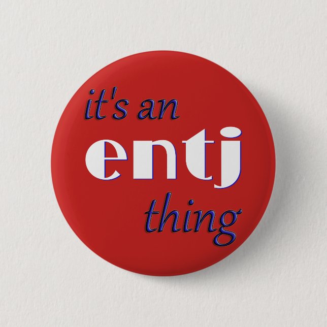 Dess en ENTJ-sak! MBTI Knapp (Framsida)