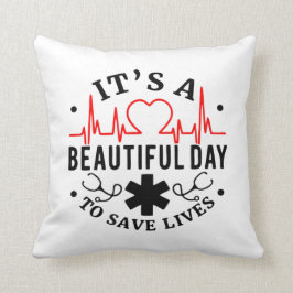 Dess en härlig dag som sparar liv kudde