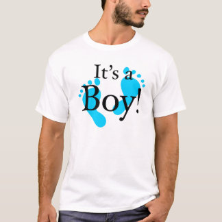 Dess en pojke - baby som är nyfödd, firande t-shirt