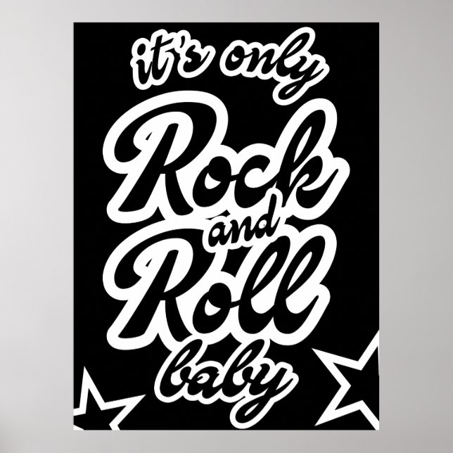Dess enda Rock and roll Baby Poster (Framsidan)