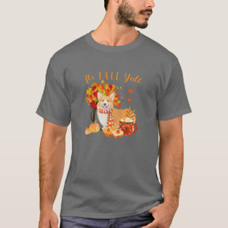 Dess Fall Yall Corgi Hund Halloween Hösten T Shirt