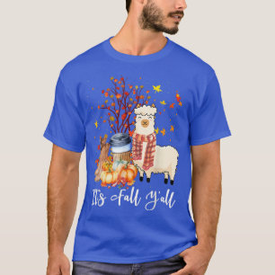 Dess fall, Yall Llama Pumpkin Fall Autumn Thanksgi T Shirt
