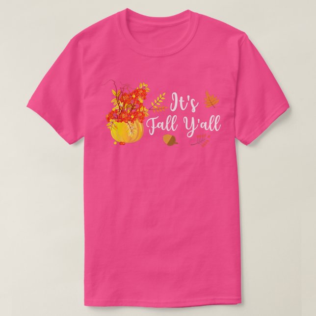 Dess fallande jallakepumpkin Löv hösten sjunker ti T Shirt (Design framsida)