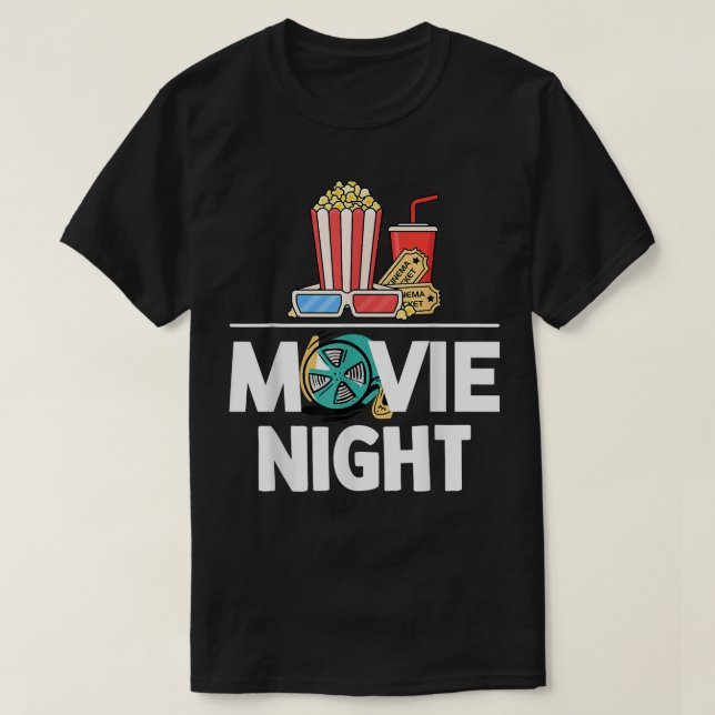 Dess filmnattliga, konstiga dansing Popcorn Pickle T Shirt (Design framsida)