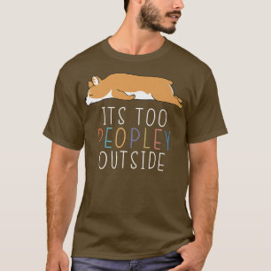 Dess för Peopley utanför Cute Corgi Lazy Animal957 T Shirt