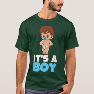 Dess Gender avslöjar babyåkare Kawaii Cute Ba T Shirt