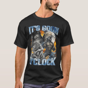 Dess Goon Klockan Cool Rolig Alpha Varg Varulv Mem T Shirt
