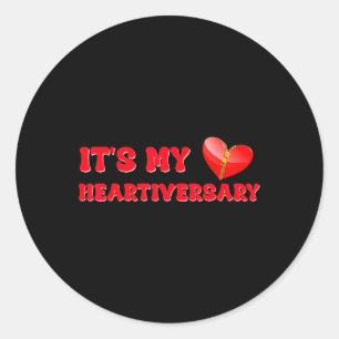 Dess Heartium Chd Awareness Heareness Sjukdomar Runt Klistermärke