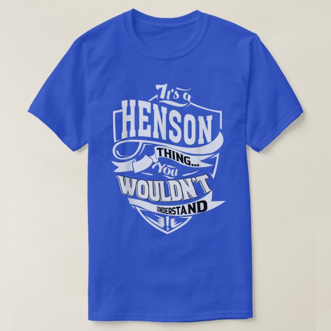 Dess HENSON Sak-gåvor T Shirt (Design framsida)