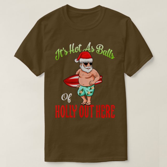 Dess Hett som Bollar av Holly Hawaiiis jul i Ju T Shirt (Design framsida)