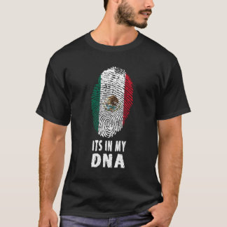 Dess i min Dna Mexiko Mexikanska Flagga T Shirt