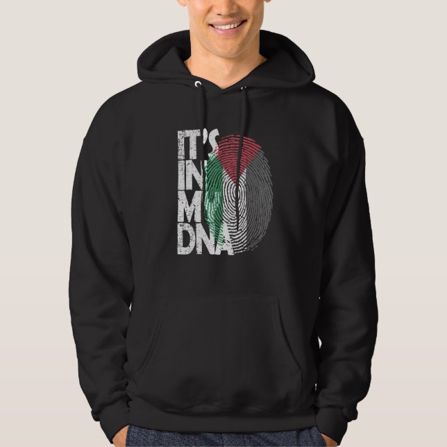 Dess i min palestinska arabiska palestinska Flagga Hoodie (Framsida)
