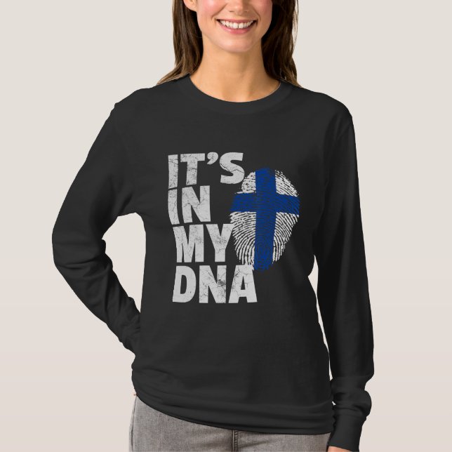 Dess i mitt dinska Flagga Pride Land T Shirt (Framsida)