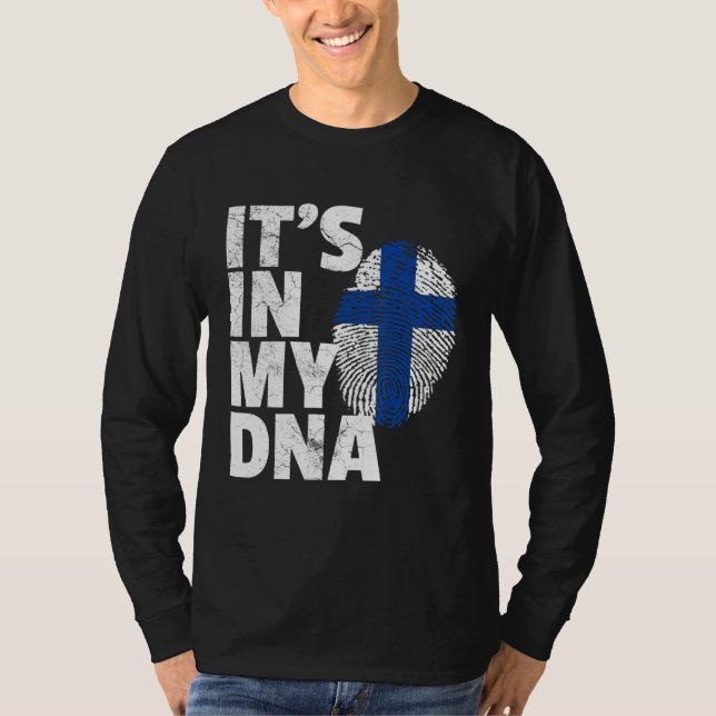 Dess i mitt dinska Flagga Pride Land T Shirt (Framsida)