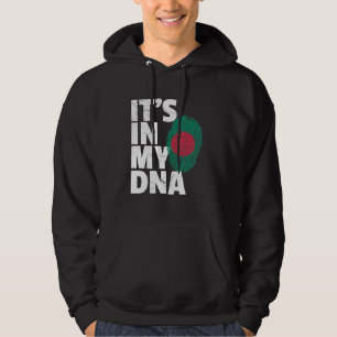 Dess i mitt DNA Bangladesh-Pride National Count Hoodie