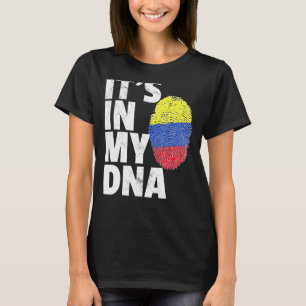 Dess i mitt Dna Colombia-Pride Land T Shirt