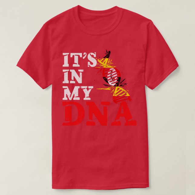 Dess i mitt DNA Uganda T Shirt (Design framsida)