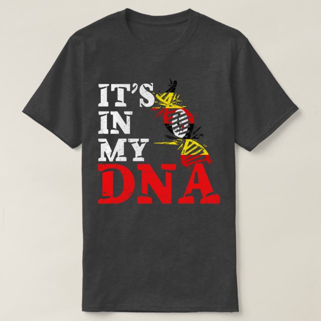 Dess i mitt DNA Uganda T Shirt (Design framsida)