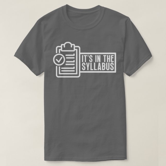 Dess i Syllabus 14 T Shirt (Design framsida)
