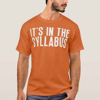 Dess i Syllabus 26 T Shirt