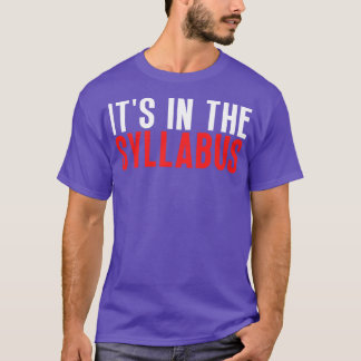 Dess i Syllabus 29 T Shirt