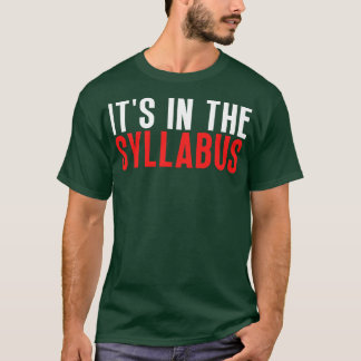 Dess i Syllabus 29 T Shirt