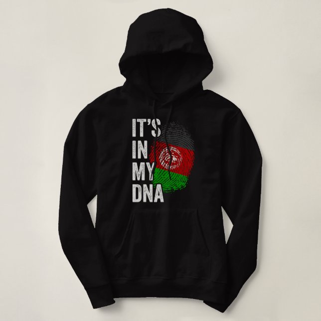 DESS IN MY DNA Afghanistan Flagga Afghan Roots Pri T Shirt (Design framsida)