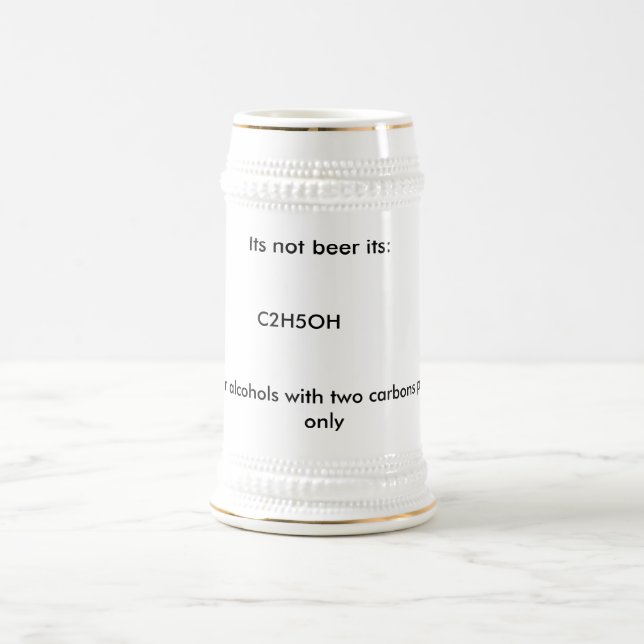 Dess inte dess öl: , C2H5OH som varnar: för Sejdel (Center)