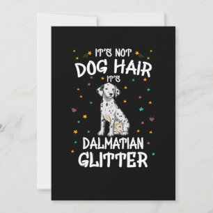 Dess inte Hund Hair dess Dalmatien Glitter Inbjudningar