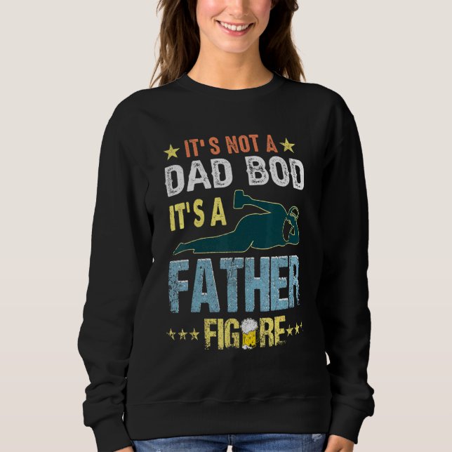Dess inte Pappa Bod dess Fars dag vid Far Figur T Shirt (Framsida)