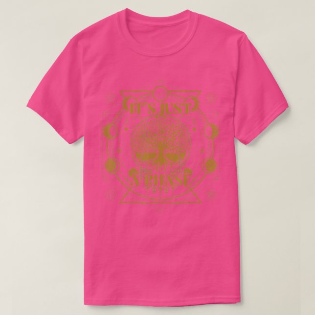 Dess just Phases Måne otal Solars Eclipse Astronom T Shirt (Design framsida)