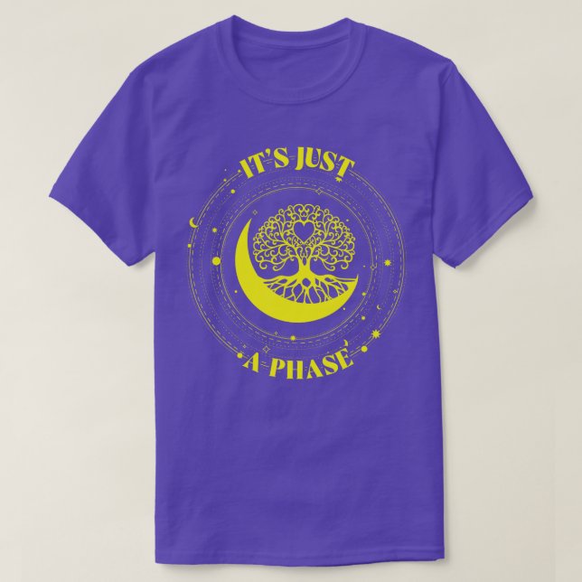 Dess just Phases Måne otal Solars Eclipse Astronom T Shirt (Design framsida)