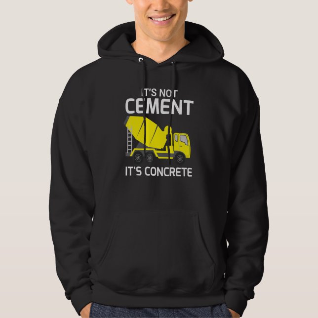 Dess konkretiserande - Civil Ingenjör Hoodie (Framsida)