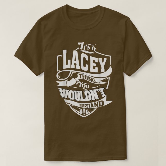 Dess LACEY Sak-gåvor T Shirt (Design framsida)