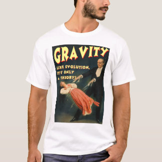 Dess lik evolution för gravitation endast en teori t-shirt
