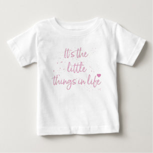 Dess lilla Sak-in-Life-citat-Rosa Tee