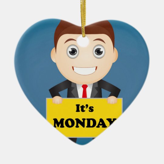 Dess Måndag Julgransprydnad Keramik