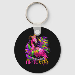 Dess Mardi Gras Yall Mardi Gras Party Flamingo Wom Nyckelring