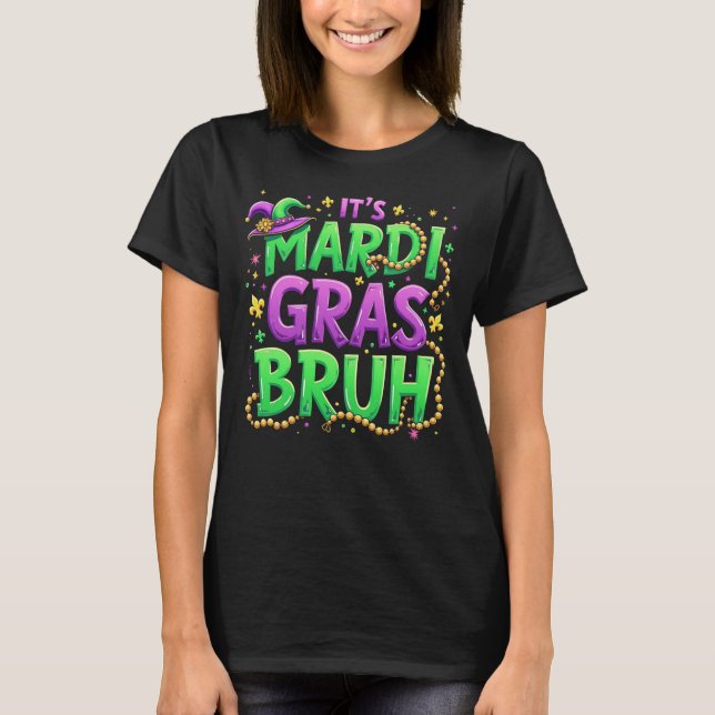 Dess Mardi Gras Yall Tshirt Mardi Gras Party Mask T Shirt (Framsida)