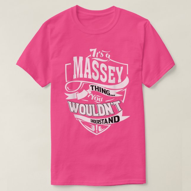 Dess MASSEY Sak-gåvor T Shirt (Design framsida)